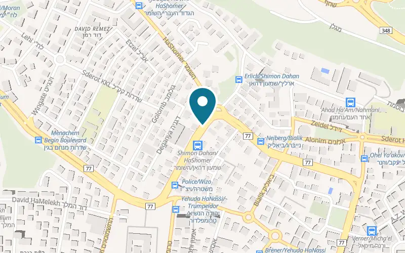 Map showing Medium Well at 10 Shimon Dahan Street, Tiberias