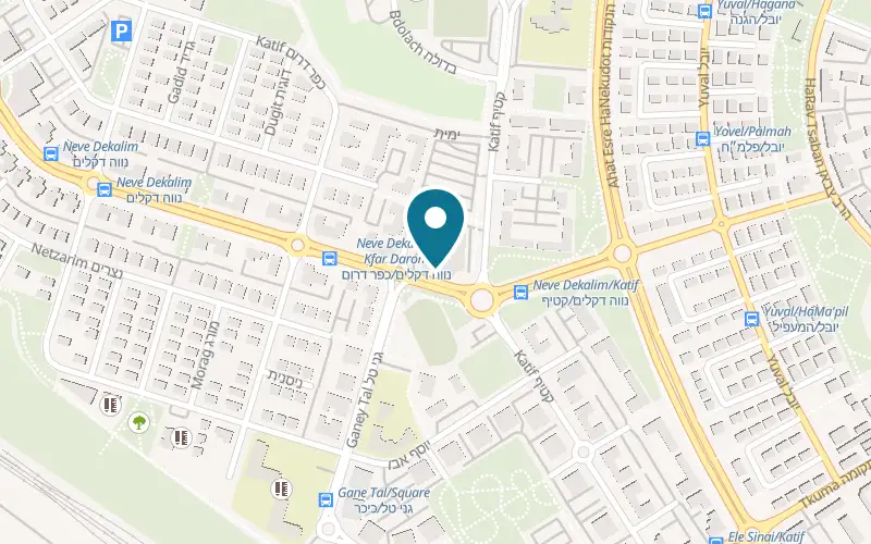 Map showing Meitali's at 2 Ganei Tal Street, the West compound, Netivot