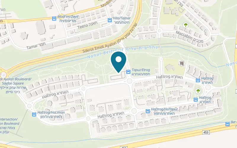 Map showing Melody at Lake Park, 18 HaEtrog Street, Shoham