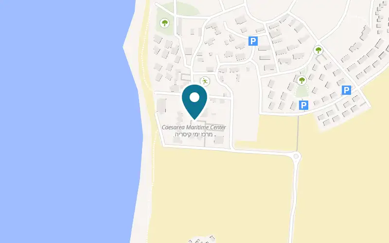 Map showing Merkaz Yami Caesarea at Kibbutz Sdot Yam, Sdot Yam