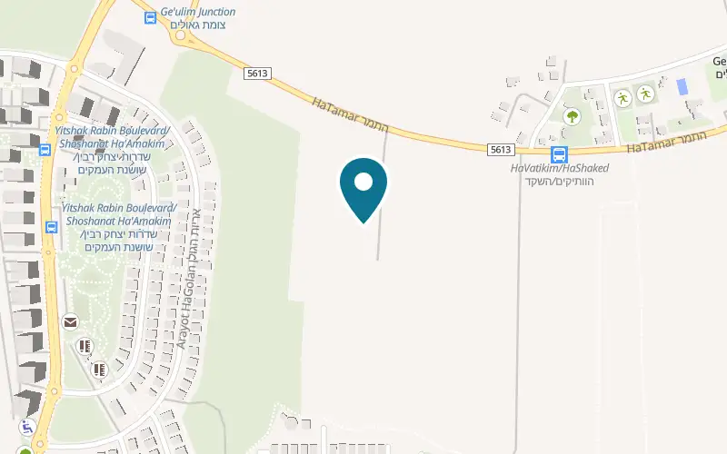 Map showing Meshek 6 at 6 HaVatikim Street, Geulim