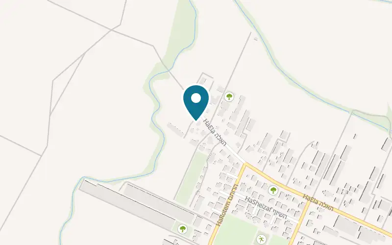 Map showing Meshek Melamed at 56 HaEla Street, Kfar HaNagid