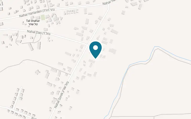 Map showing Meshek Segal at 82 Nahal Sorek Street, Tal Shahar, Tal Shahar