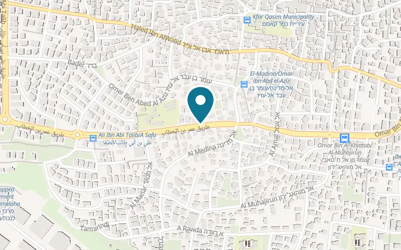 Map showing Mexican Roll at 73 Omar ibn al-Khattab Street, Kafr Qasim