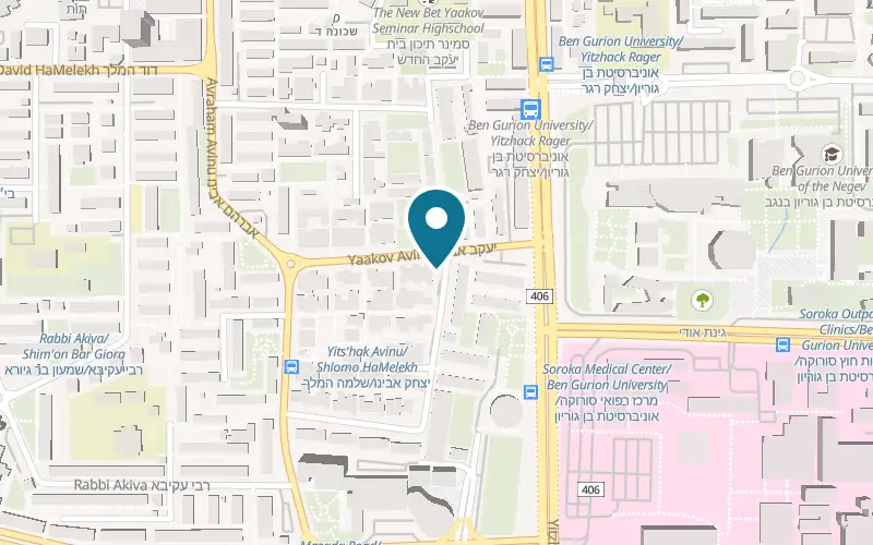 Map showing Mileva at 2 Shlomo HaMelech Street, Beer Sheva