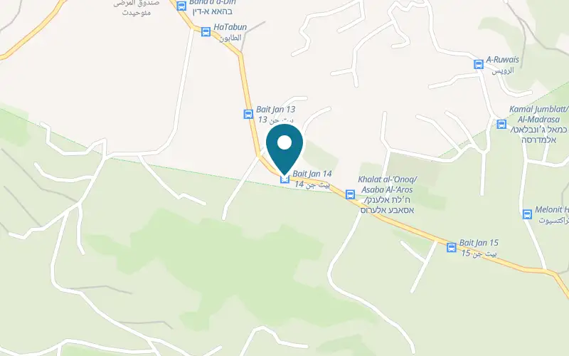 Map showing Mitzpe Har Hari at On the Mount Hari ridge, Beit Jann