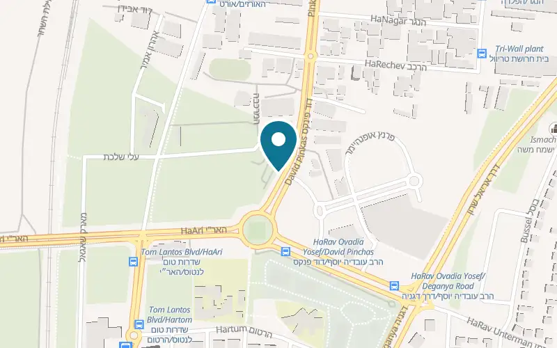 Map showing MMA Israel at Plus, Tamar building, 2nd floor, Netanya