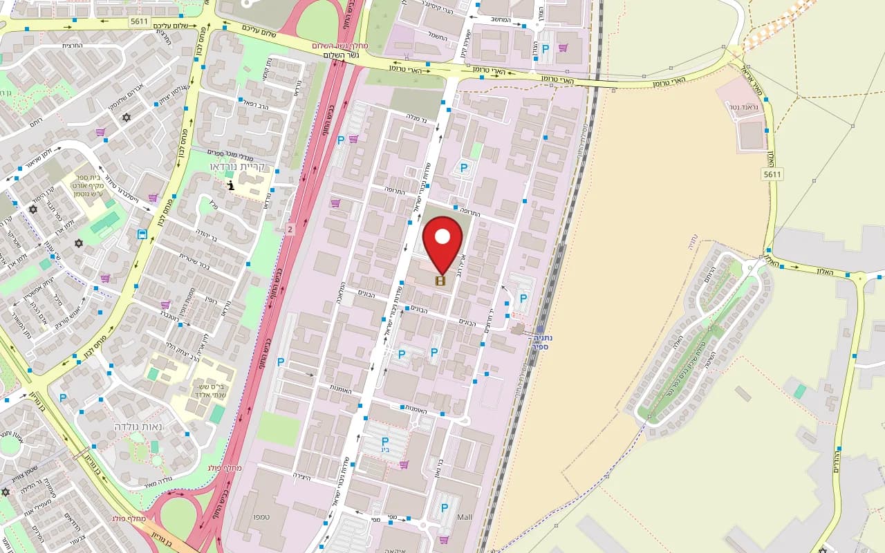 Map showing Mojo at 17 Giborei Israel Boulevard, Y Center, Netanya