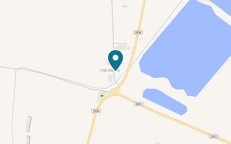 Map showing Moringa Forests at Moshav Ganei Tal, on the road from Hafetz Haim to Bnei Re'em, Ganei Tal