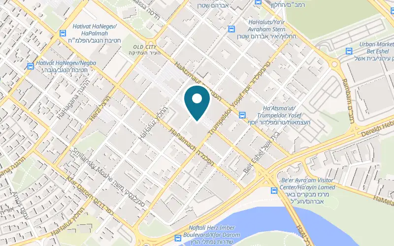 Map showing Munchilla at 101 KKL Street (Keren Kayemet LeIsrael), Old City, Beer Sheva