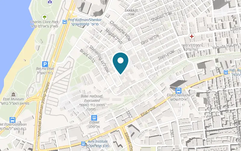 Map showing Naifa at 4 Yehieli Street, Tel Aviv-Yafo