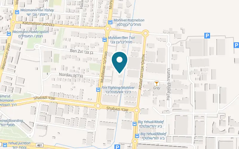 Map showing Naomi at 2 Mohilever Street, Yehud