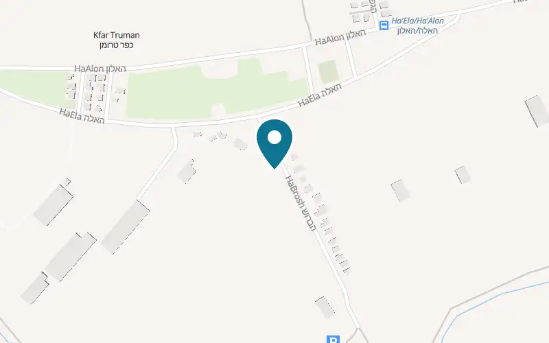 Map showing Natuf Winery at 45 HaBrosh Street, Kfar Truman