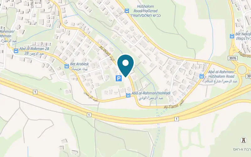 Map showing Naura at 9 HaWadi Street, Abu Ghosh