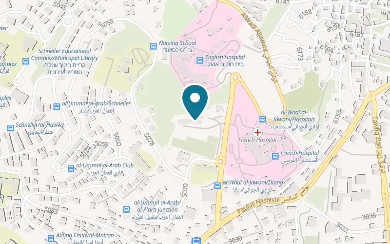 Map showing Nazareth Village at 5079 Street, Nazareth, Nazareth