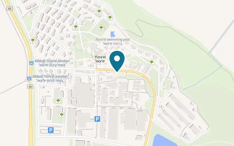 Map showing Neomi's at At the entrance to Kibbutz Yizre'el, Yizre'el