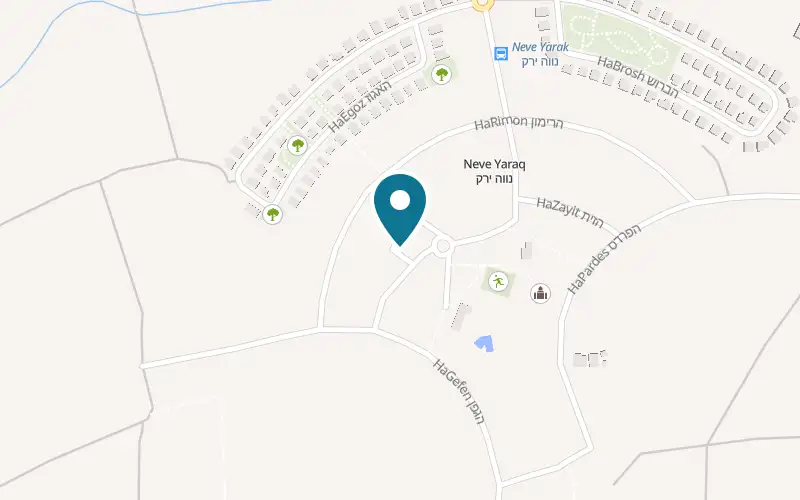 Map showing Neve Yarak Winery at HaShaked Street, Neve Yarak, Neve Yarak