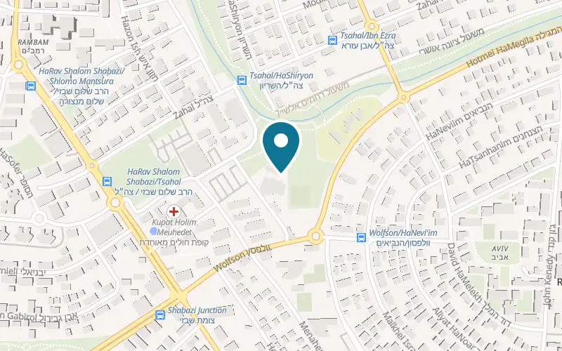 Map showing Nina at 10 Marvad HaKsamim Street, Rosh HaAyin