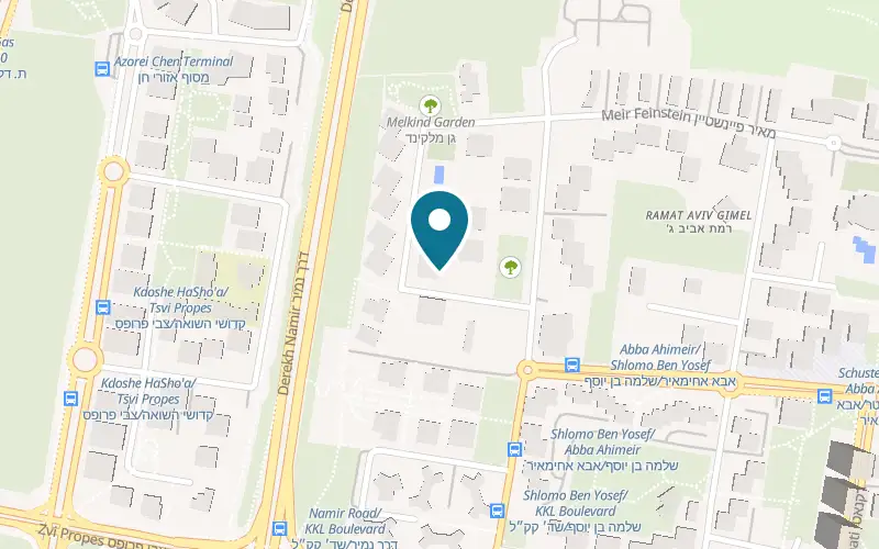 Map showing Ninette Paz Cosmetics Institute at 4 Avshalom Haviv Street, Tel Aviv-Yafo