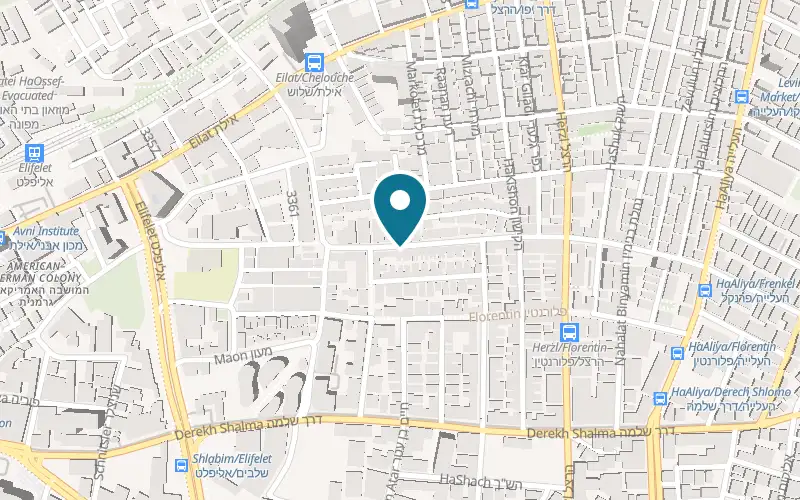 Map showing NISO at 10 Frankel Street, Tel Aviv-Yafo