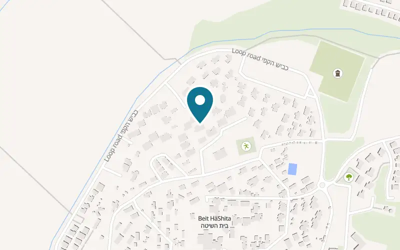 Map showing Nof LaGilboa at Kibbutz Beit HaShita, Beit HaShita