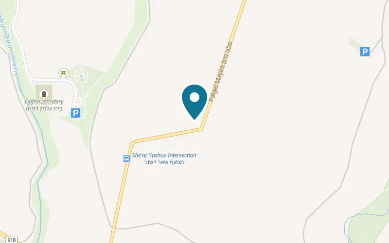 Map showing Nuriel Fruit and Guesthouse at 5 Palgei Mayim Street, She'ar Yashuv, She'ar Yashuv