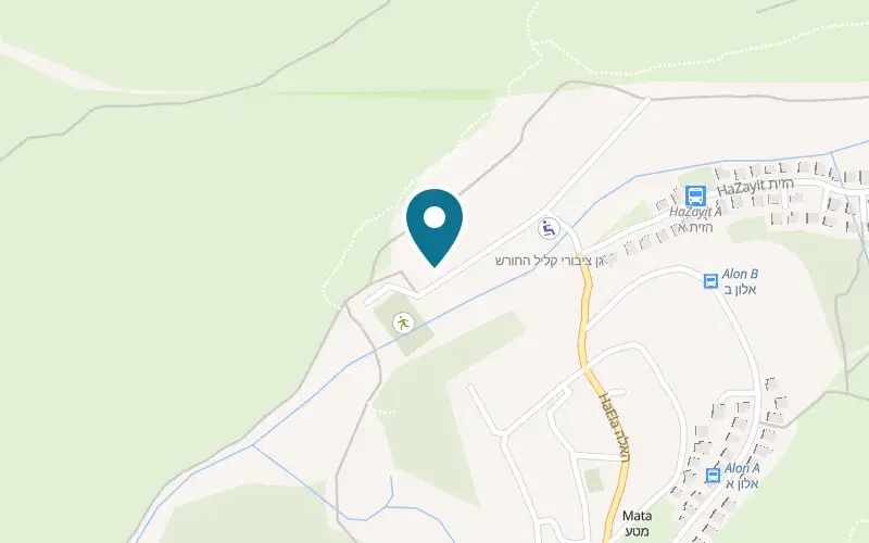 Map showing Odem HaEla at 37 Klil HaHoresh Street, Moshav Mata, Mata