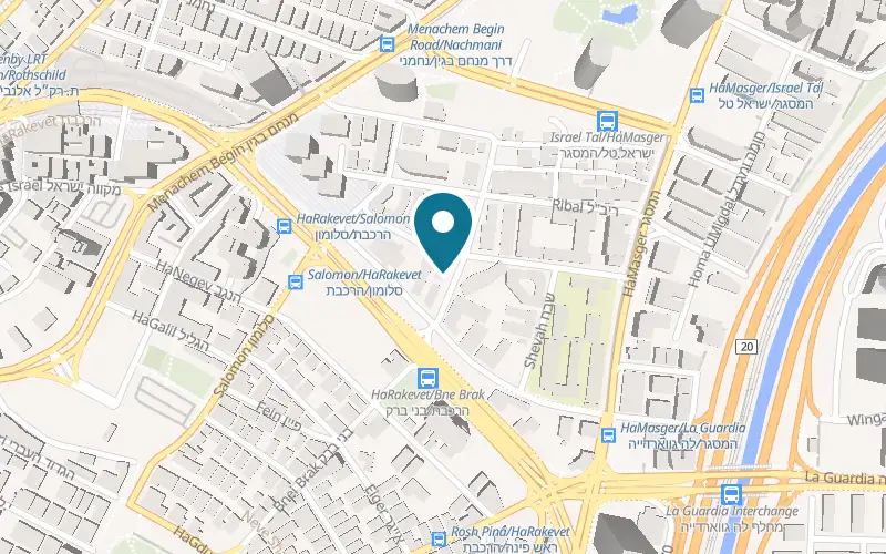 Map showing Ofer Digital Print at 3 Yagi'a Kapayim Street, Tel Aviv-Yafo