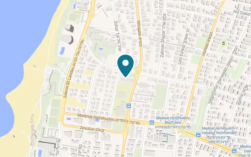 Map showing On Line Cafe at 63 Kedoshei HaShoa Street, Herzliya Pituach, Herzliya