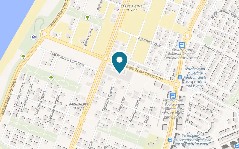 Map showing Oren Meshi Barnea at 4 Rehavam Ze'evi Street, Ashkelon