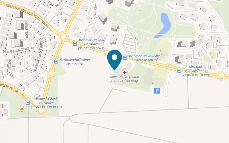 Map showing ORFIT at 3 Gamla Street, Center Park, Hadera