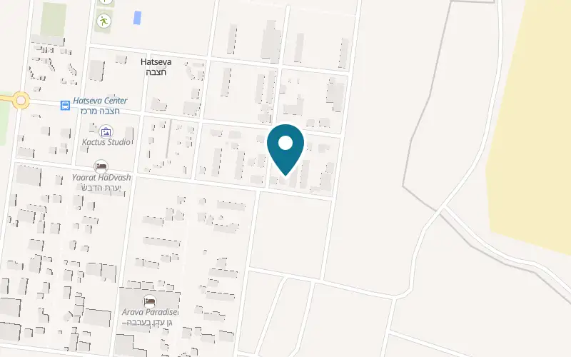 Map showing Orhat Gmalim at Farm 63, Moshav Hatzeva, Hatzeva