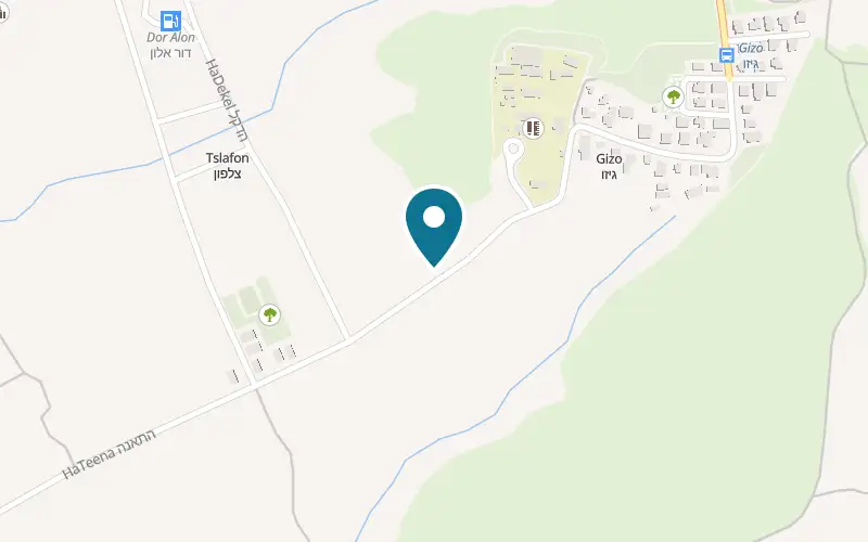 Map showing Orlina Rural Hospitality at 107 HaTe'ena Street, Moshav Tzelafon, Tzelafon