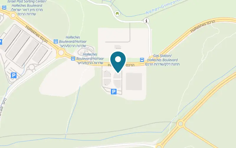Map showing OSPA Modi'in at 13 HaReches Boulevard, Tower C, ground floor, Modi'in-Maccabim-Re'ut