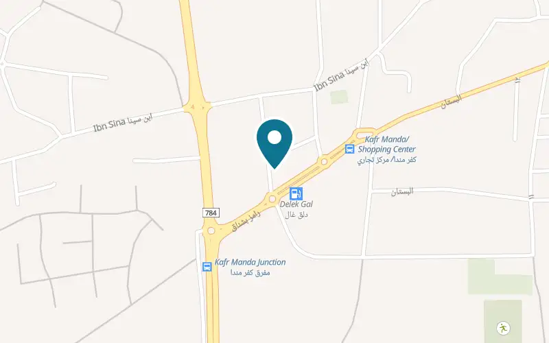 Map showing Paradise Coffee Shop at Kafr Manda, Kafr Manda