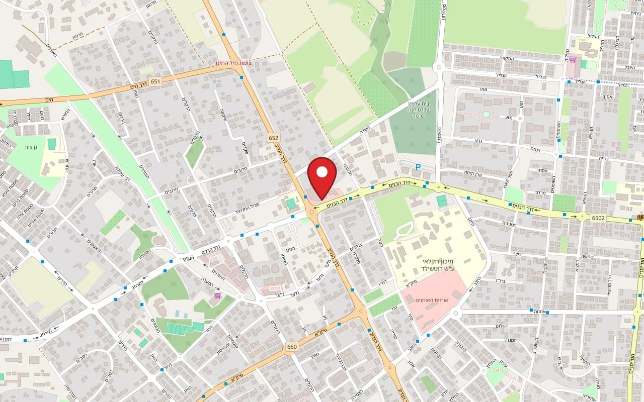 Map showing Pasta Loco at 17 Derech HaBanim, Pardes Hanna-Karkur