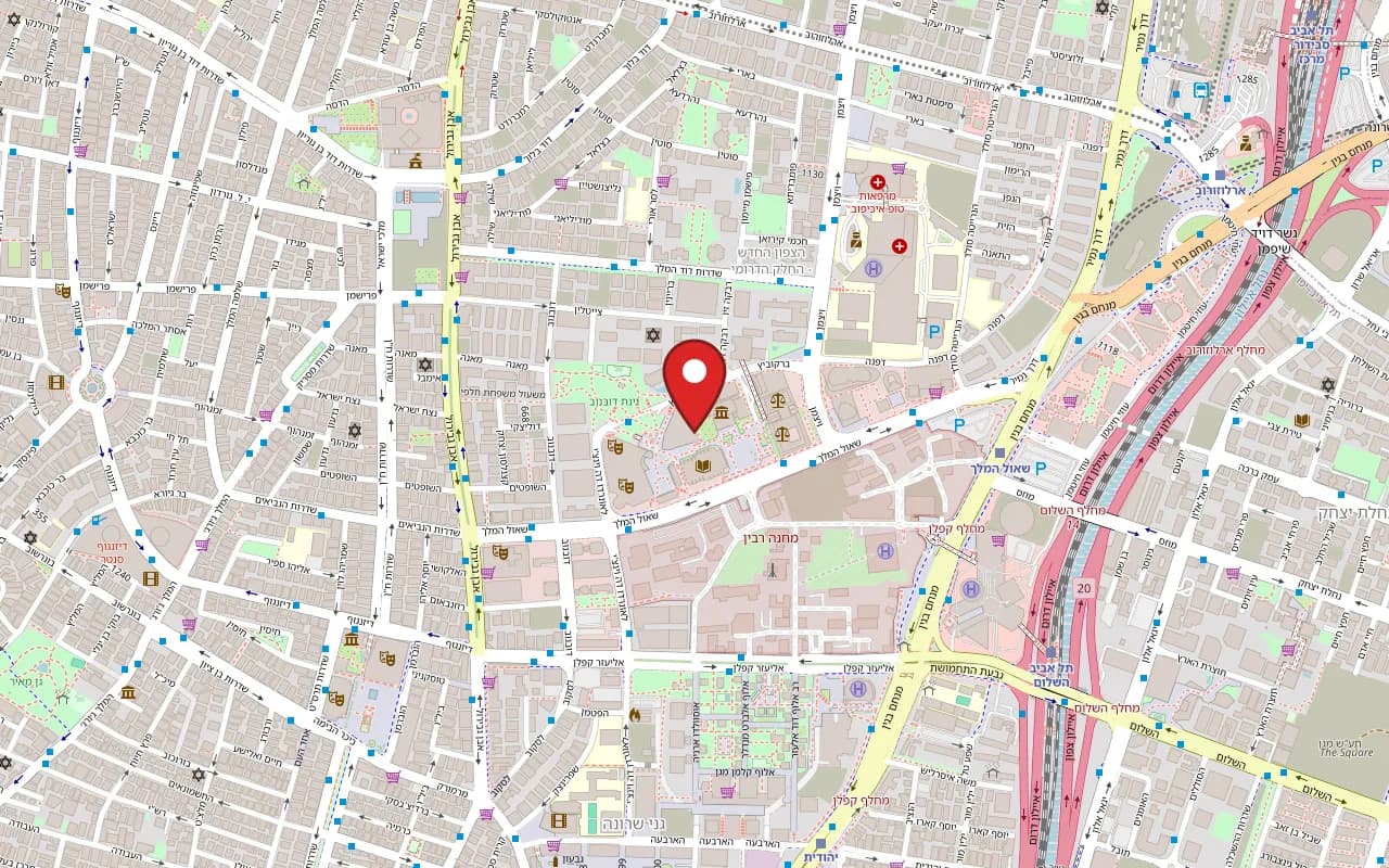 Map showing Pastel at 27 Shaul HaMelech Boulevard, Tel Aviv Museum of Art, Tel Aviv-Yafo