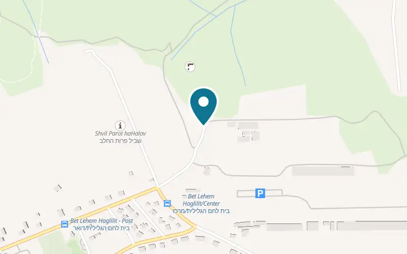 Map showing Pepper House at Bethlehem of Galilee, near the rabbit farm, Bethlehem of Galilee