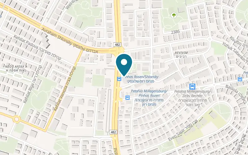 Map showing Photogeni at 72 Pinhas Rozen Street, Tel Aviv-Yafo