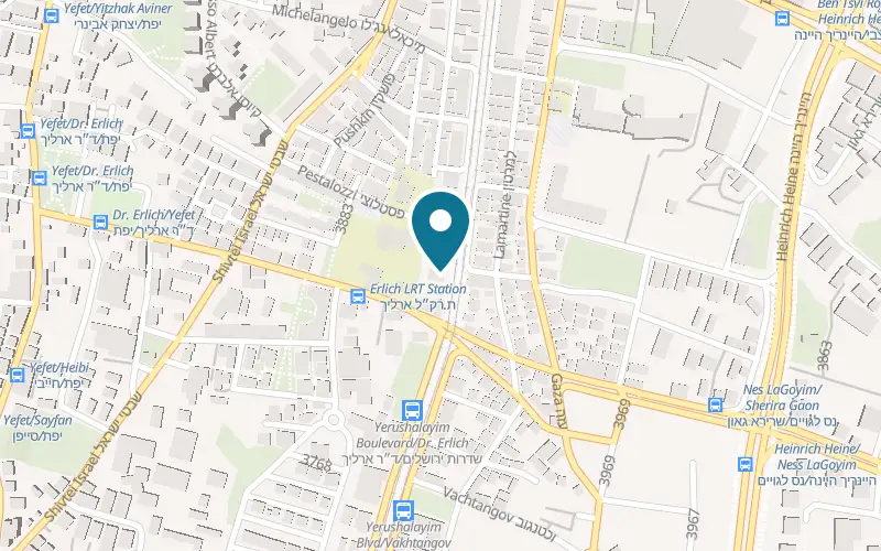 Map showing Piece of Pizza at 94 Jerusalem Boulevard, Jaffa, Tel Aviv-Yafo