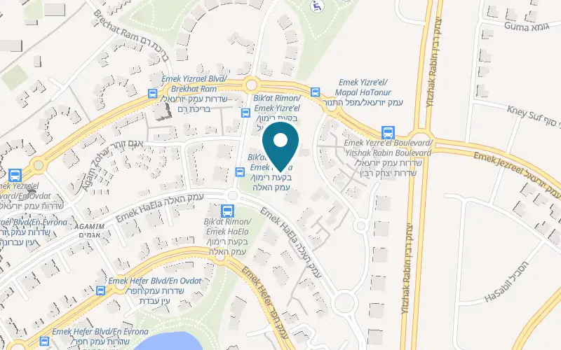 Map showing Pizza Cheese Ashkelon at 47 Sderot Emek HaEla, Ashkelon