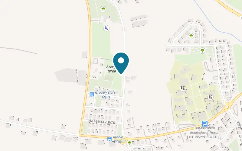 Map showing Pizza Home at 20 HaZayit Street, Azaria, Azaria