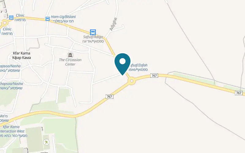 Map showing Pizza Honey at Kfar Kama, Kfar Kama