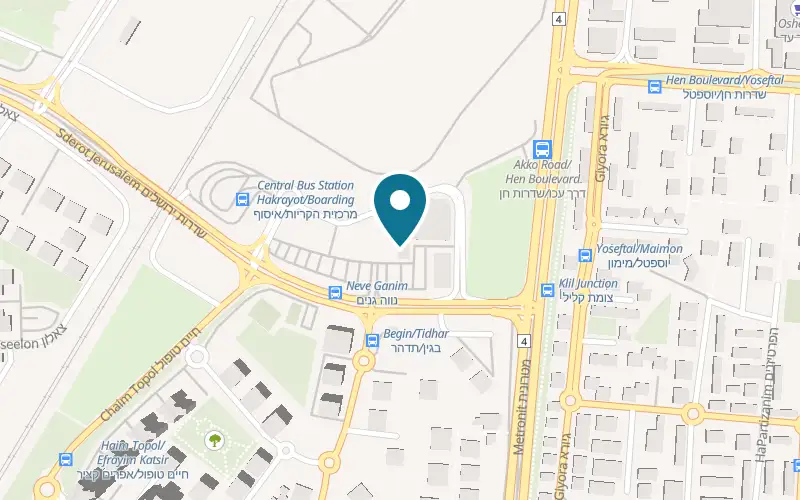 Map showing Pizza Hut Kiryat Motzkin at 1 Sderot Yerushalayim, Kiryat Motzkin