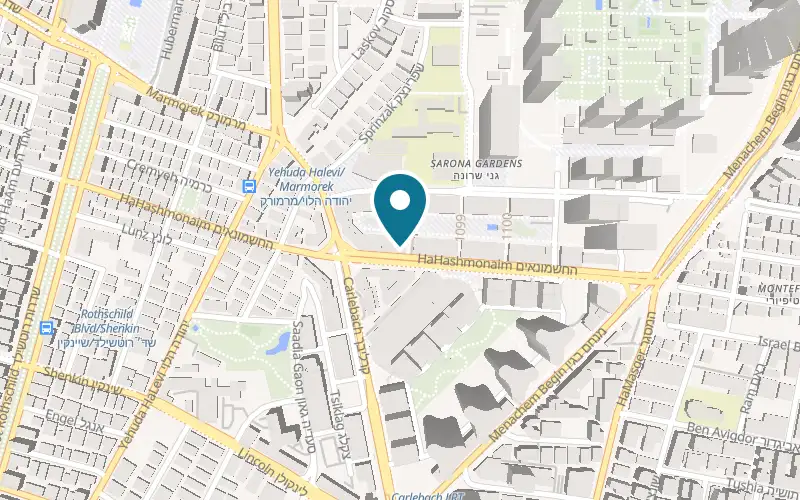 Map showing Port 19 at 95 HaHashmonaim Street, Tel Aviv-Yafo