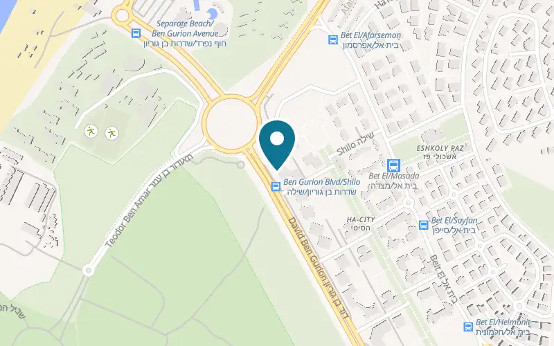 Map showing Pro Bar at 2 Ta'anakh Street, Ashkelon