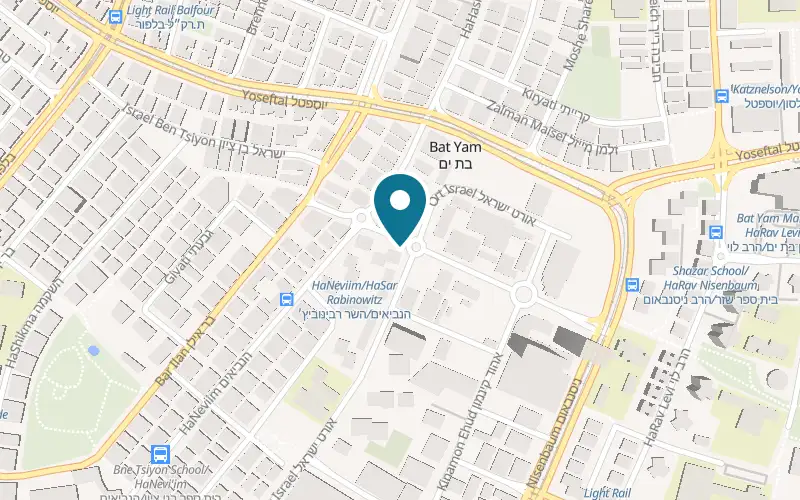 Map showing PROFIT Bat Yam at 10 HaHaroshet Street, Bat Yam