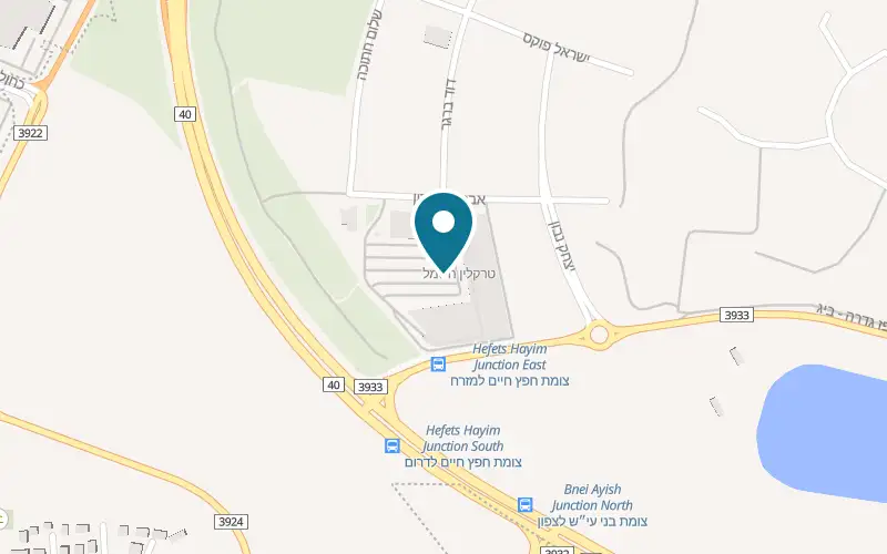 Map showing PROFIT Gedera at BIG Gedera, 2nd floor, through the upper car park, Gedera