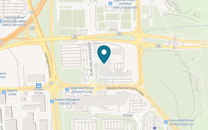 Map showing PROFIT Haifa at Congress Centre compound, 2 Kedoshei Yassi Street, Haifa