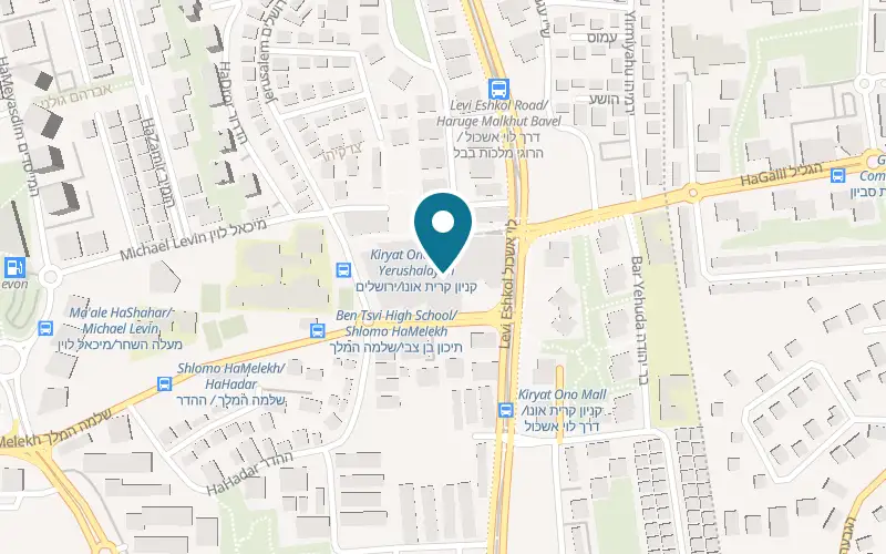 Map showing PROFIT Kiryat Ono at Kiryat Ono mall, next to Super-Pharm, Kiryat Ono